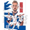 Harry Kane England Action Poster 20/21 A2/A3
