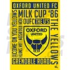 Oxford United FC Word A2 Poster