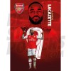 Lacazette Arsenal FC 19/20 Action Poster A2/A3/A4