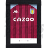 Aston Villa FC Home Shirt  Framed Poster A4 21/22