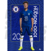 Hudson-Odoi Chelsea FC Headshot Poster A4 21/22