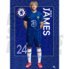 James Chelsea FC Headshot Poster A3 21/22