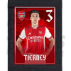 Tierney Arsenal Framed Headshot Poster A3 21/22