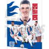 Declan Rice England Action Poster A3 21/22