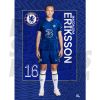 Eriksson Chelsea FC Headshot Poster A4 21/22