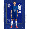 Kerr Chelsea FC Headshot Poster A3 21/22