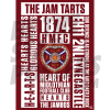 Hearts FC Word A3 Poster 19/20
