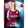 Allen Aston Villa FC Headshot Poster A3 21/22