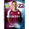 Hayles Aston Villa FC Headshot Poster A3 21/22