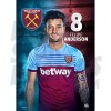 West Ham United FC Anderson A3 Poster 20/21