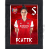 Beattie Arsenal FC Framed Headshot Poster A4 21/22