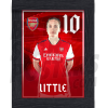 Little Arsenal FC Framed Headshot Poster A4 21/22