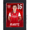 Maritz Arsenal FC Framed Headshot Poster A3 21/22