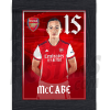McCabe Arsenal FC Framed Headshot Poster A4 21/22