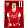 Medema Arsenal FC Headshot Poster A4 21/22