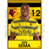Sema Watford FC Headshot Poster A3 21/22