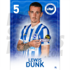 Dunk BHAFC Headshot Poster A3 21/22