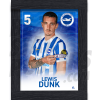 Dunk BHAFC Framed Headshot Poster A3 21/22