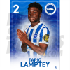 Lamptey BHAFC Headshot Poster A3 21/22