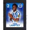 Lamptey BHAFC Framed Headshot Poster A3 21/22