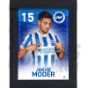 Moder BHAFC Framed Headshot Poster A3 21/22