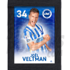 Veltmen BHAFC Framed Headshot Poster A4 21/22