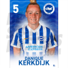 Kerkdijk BHAFC Headshot Poster A3 21/22