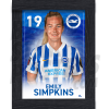 Simpkins BHAFC Framed Headshot Poster A4 21/22