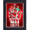 Arsenal FC Squad Montage Framed A3 Poster