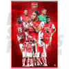 Arsenal FC Squad Montage A3 Poster