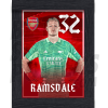 Ramsdale Arsenal Framed Headshot Poster A4 21/22