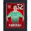 Ramsdale Arsenal Framed Headshot Poster A3 21/22