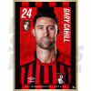 Cahill AFC Bournemouth Headshot Poster A3 21/22
