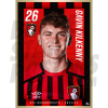 Kilkenny AFC Bournemouth Headshot Poster A3 21/22