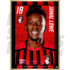 Lowe AFC Bournemouth Headshot Poster A3 21/22