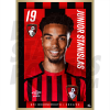 Stanislas AFC Bournemouth Headshot Poster A3 21/22