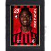 Zemura Bournemouth Framed Headshot A3 21/22