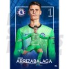 Arrizabalaga Chelsea FC Headshot Poster 20/21 A3