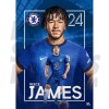 Reece James Chelsea FC Headshot Poster 20/21 A3