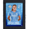 Angeldahl Man City Framed Headshot Poster A4 21/22