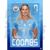Coombs Man City FC Headshot Poster A3 21/22