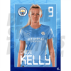 Kelly Man City FC Headshot Poster A4 21/22