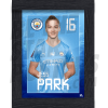 Park Man City Framed Headshot Poster A4 21/22