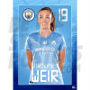 Weir Man City FC Headshot Poster A3 21/22