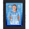 Weir Man City Framed Headshot Poster A4 21/22