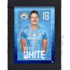 White Man City Framed Headshot Poster A3 21/22