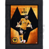Neves Wolves Framed Action Poster A3 21/22