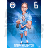 Houghton Man City Action Poster A4 21/22
