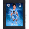 Stokes Man City Framed Action Poster A4 21/22