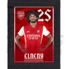 Elneny Arsenal Framed Headshot Poster A3 21/22